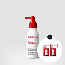 상품 이미지: 닥터포헤어 볼륨강화 두피영양제 폴리젠 씨크닝 스칼프 토닉 120ml+씨크닝 샴푸10mlx2