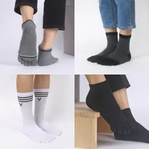 상품 이미지: 국산 기능성 남자 발가락양말 면100 순면 땀흡수 통기성 쿨텍스 무좀 발냄새방지