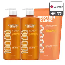 상품 이미지: 엘라스틴 프로틴클리닉 10000 샴푸 1L 2개 + 리필 900ml 1개