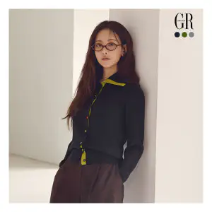 상품 이미지: 조르쥬 레쉬 26FW 하이넥 레인보우 가디건 3종