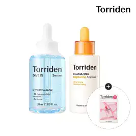 상품 이미지: [SET] 다이브인 저분자 히알루론산 세럼 50ml+셀메이징 비타C 앰플 30ml