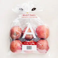 상품 이미지: 셀렉트팜 GAP 인증 A 사과, 1kg(소과, 6입), 1개