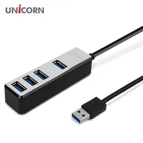 상품 이미지: (1.8M)4포트 무전원 USB3.1허브 메탈소재케이블/분배기/멀티/USB/허브/HUB/확장/노트북/분배/케이블/PC