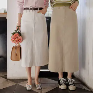 상품 이미지: 커버 A라인 소프트 밴딩스커트(숏/롱)