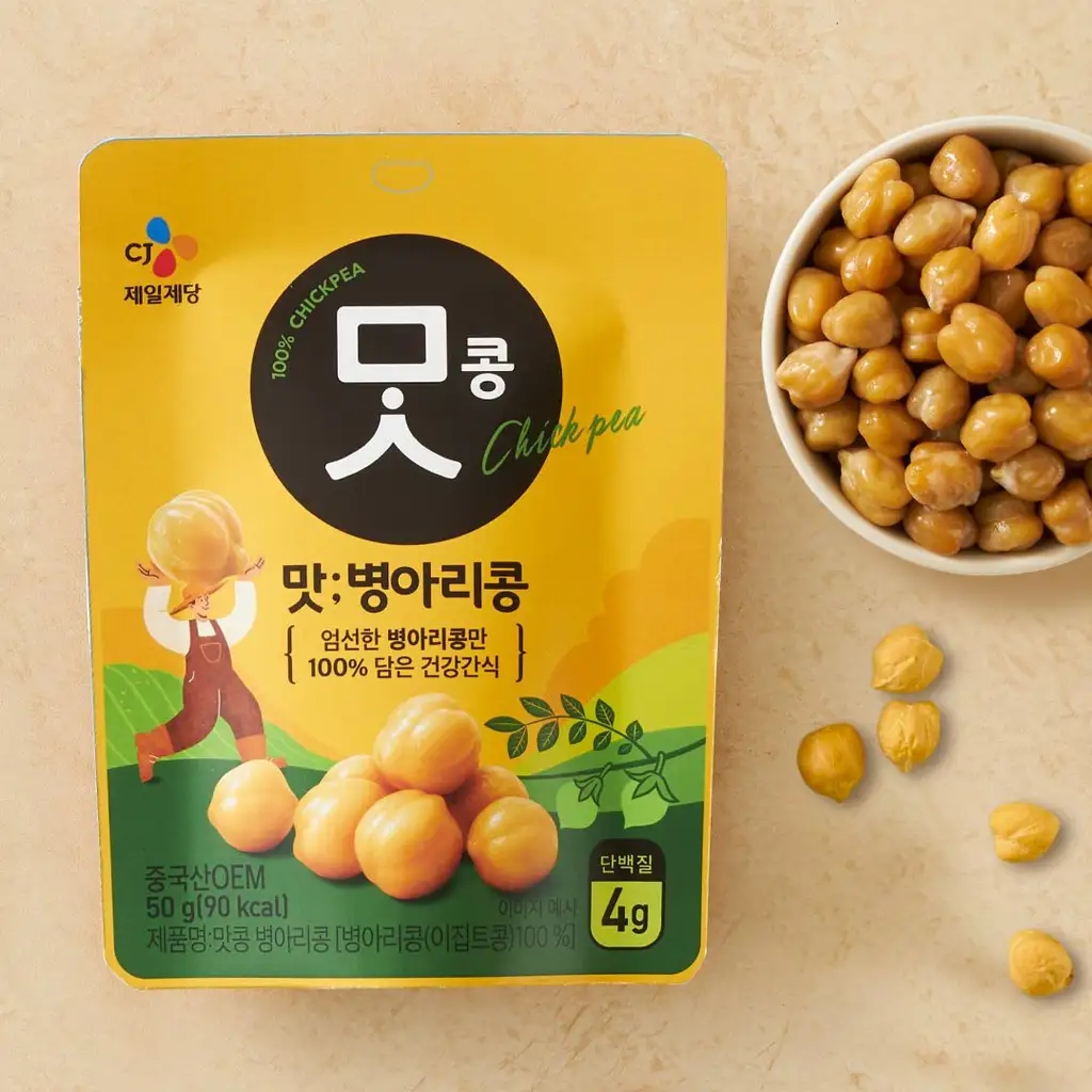 상품 이미지: CJ 맛밤 맛콩 병아리콩 건강간식 식사대용 볶은콩 50g, 20개