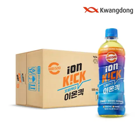 상품 이미지: 비타500 이온킥 제로 PET 500ml*24입 이온음료