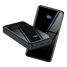 상품 이미지: YINTO PD 22.5W QC3.0 잔량표시 대용량 고속충전 보조배터리 30000mAh, 블랙, JM5