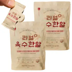 상품 이미지: 70정+70정 코인 육수 한알 동전 만능 육수  팩 링 고체 만능 명장 조미료 개별포장