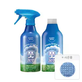 상품 이미지: 해피바스 필쏘굿 풋샴푸 500ml, 1개 + 리필 500ml, 1개 + 증정( 발매트,1개 )