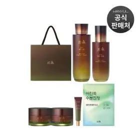 상품 이미지: 한율 송담 탄력 기초 5종세트(스킨+에멀전+아이크림+크림2개)+어린쑥 마스...