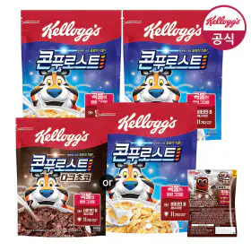 상품 이미지: 시리얼 콘푸로스트 600g x 2개 + (콘푸로스트 600g or 다크초코 550g) + 쿠키앤크림 30g