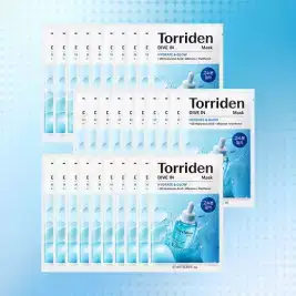 상품 이미지: 토리든 [NEW] 다이브인 저분자 히알루론산 마스크 27ml 30매 + 다이브인 세럼 2ml x 1개