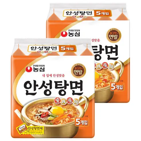 상품 이미지: 농심 안성탕면 125g, 10개