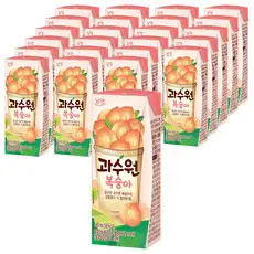 상품 이미지: 남양과수원 복숭아, 190ml, 24개
