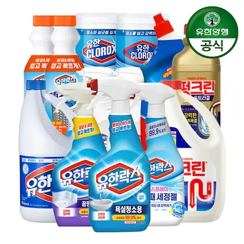 상품 이미지: 유한락스 욕실세정제/주방청소세제 외 특가 모음