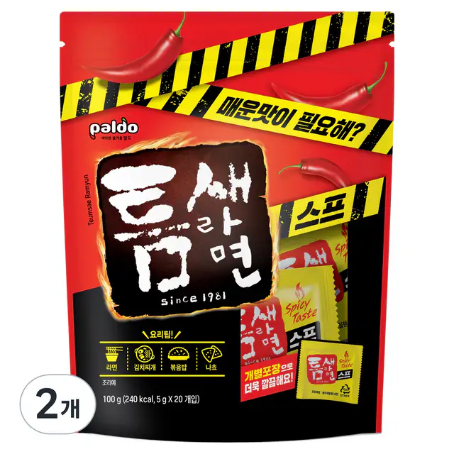 상품 이미지: 틈새라면 스프 20p, 100g, 2개
