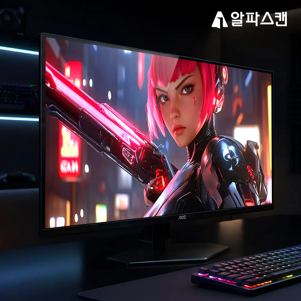 상품 이미지: [OLED 240Hz] 알파스캔 AOC Q27G40ZDF 퀀텀닷 게이밍 QHD AI HDR 무결점 모니터