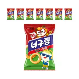 상품 이미지: 농심 너구링 100g, 8개