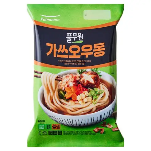 상품 이미지: 풀무원 가쓰오우동 2인분, 422g, 1개