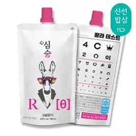 상품 이미지: 배상면주가 심술 알쓰 복분자주 파우치 3.8도 180ml x 4팩
