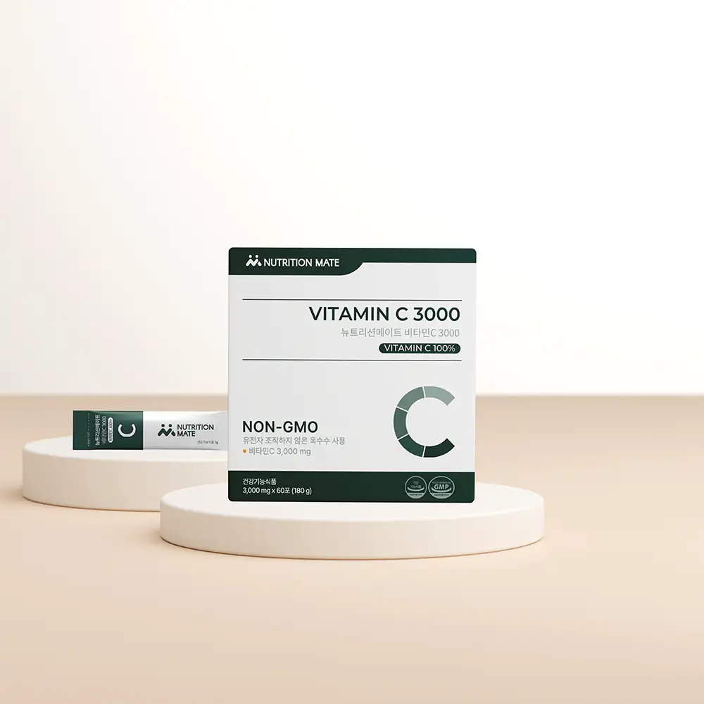 상품 이미지: [네이버단독] 뉴트리션메이트 비타민c 3000 NONGMO 비타민씨 3000mg 60포