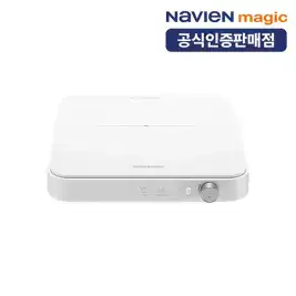 상품 이미지: [T쇼페] 나비엔 매직 1구 포터블 인덕션 전기레인지 다이얼+터치 화이트 ERI-1011AN