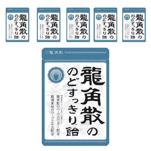 상품 이미지: 일본 목캔디 용각산 목사탕, 6개, 88g