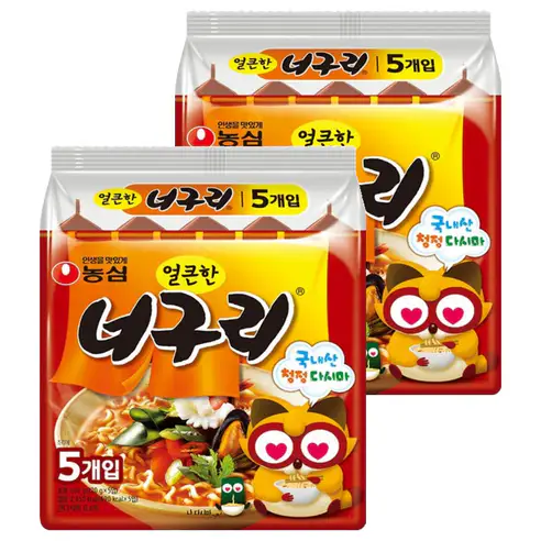 상품 이미지: 너구리 얼큰한맛 120g, 10개