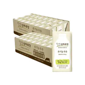 상품 이미지: 상하목장 유기농 멸균우유 200ml 48팩