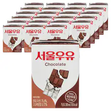 상품 이미지: 서울우유 초코 우유, 200ml, 24개