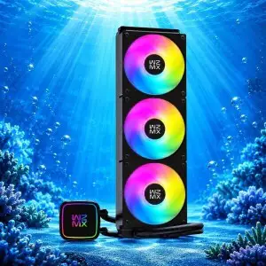 상품 이미지: 마이크로닉스 ICEROCK CL-360 AMD 인텔 3열 CPU 수냉쿨러 (블랙)