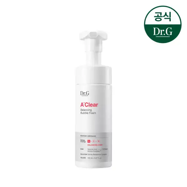 상품 이미지: 닥터지 에이클리어 밸런싱 버블 폼 150mL