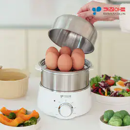 상품 이미지: 키친아트 2단 스테인리스 계란찜기 야채 계란 만두 단호박 찜요리