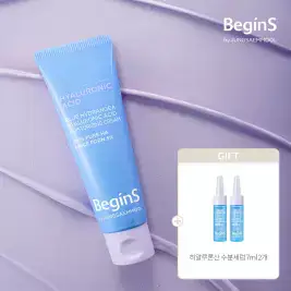상품 이미지: 비긴스 바이 정샘물 블루 수국 히알루론산 수분 크림 50ml(+ 히알루론산 수분세럼 7ml 2개)