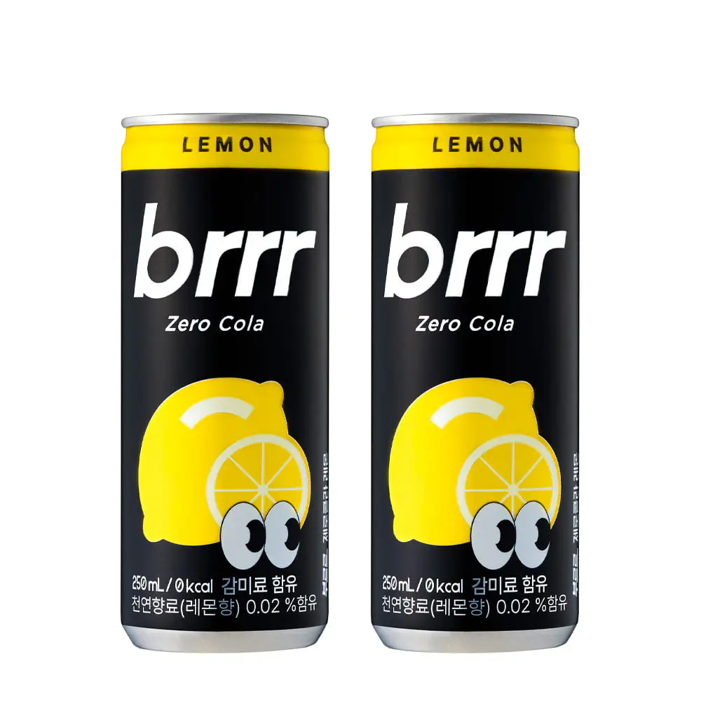 상품 이미지: 부르르 제로콜라 레몬, 250ml, 30개