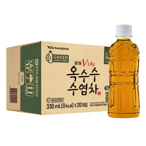 상품 이미지: 광동옥수수수염차 무라벨, 330ml, 20개