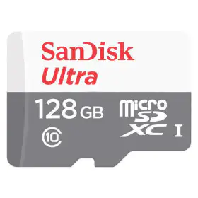상품 이미지: 마이크로 SD카드 128GB 128기가 Ultra Lite 닌텐도 핸드폰 카메라 외장 메모리 정품 샌디스크 공식대리점