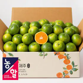 상품 이미지: (신선집중) 제주 첫출하 햇조생 감귤 로얄과(S-M) 실중량 2.5kg +1kg 추가증정 (총 3.5kg)