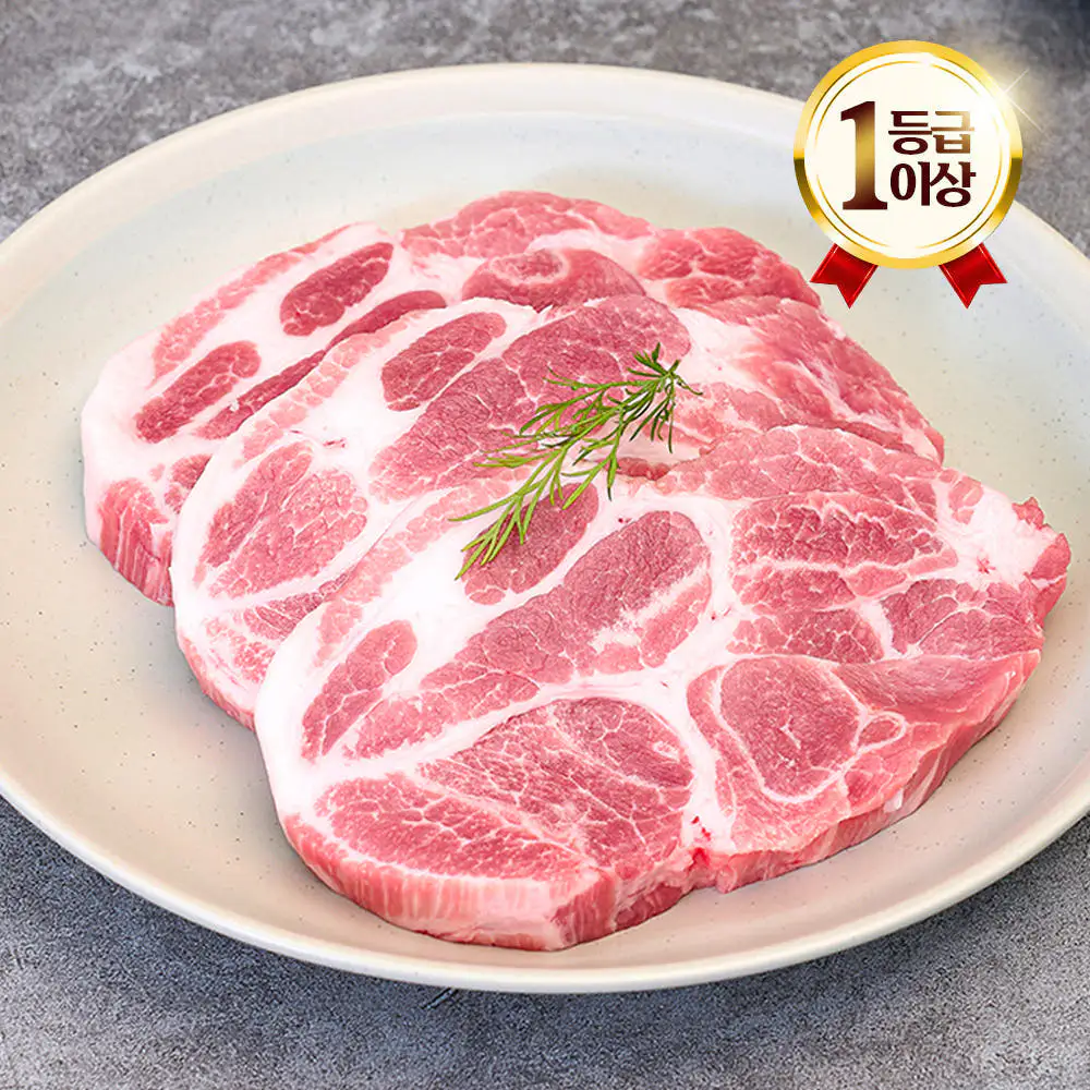 상품 이미지: 엄마네한돈 국내산 한돈 목살 구이용/수육용 1kg 냉장