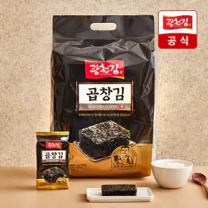 상품 이미지: (신선집중) 광천김 프리미엄 곱창김 도시락김 5g 27봉 / 선물용으로도 강추
