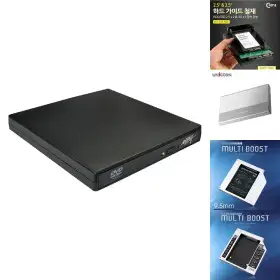 상품 이미지: 엠비에프 USB 2.0 외장 ODD CD DVD 콤보 MBF-U2ODD/ROM/CD롬/휴대용/플레이어/CDRW/외장형/CDROM/DVDRW