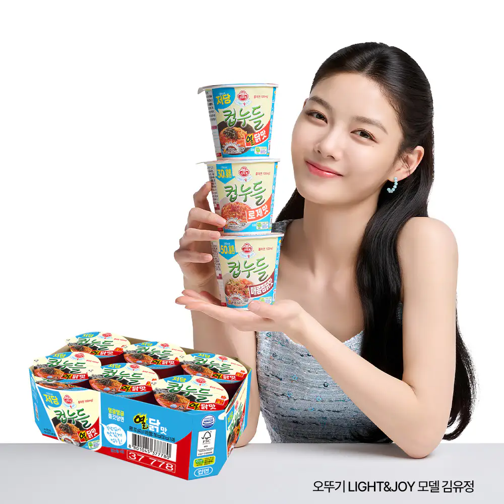상품 이미지: 오뚜기 LIGHT&JOY 저당컵누들 열닭맛 42g 6개