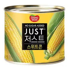 상품 이미지: 동원 JUST 노슈가 스위트콘, 340g, 1개