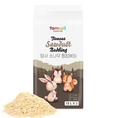상품 이미지: 탐사 압축 톱밥 베딩 사과향, 15L, 2개