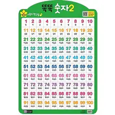 상품 이미지: 똑똑 숫자 2(벽보), 2, 그린키즈