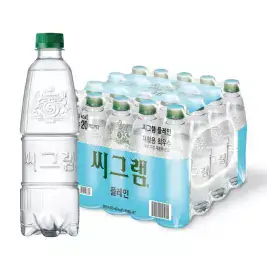 상품 이미지: 씨그램 플레인 무라벨, 450ml, 20개