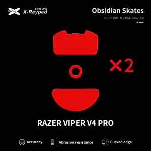 상품 이미지: X-raypad 옵시디안컨트롤 VIPER V4 PRO 레이저 바브사 마우스피트