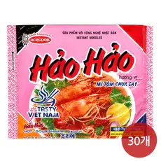 상품 이미지: 하오하오 핑크 라면 77g, 30개