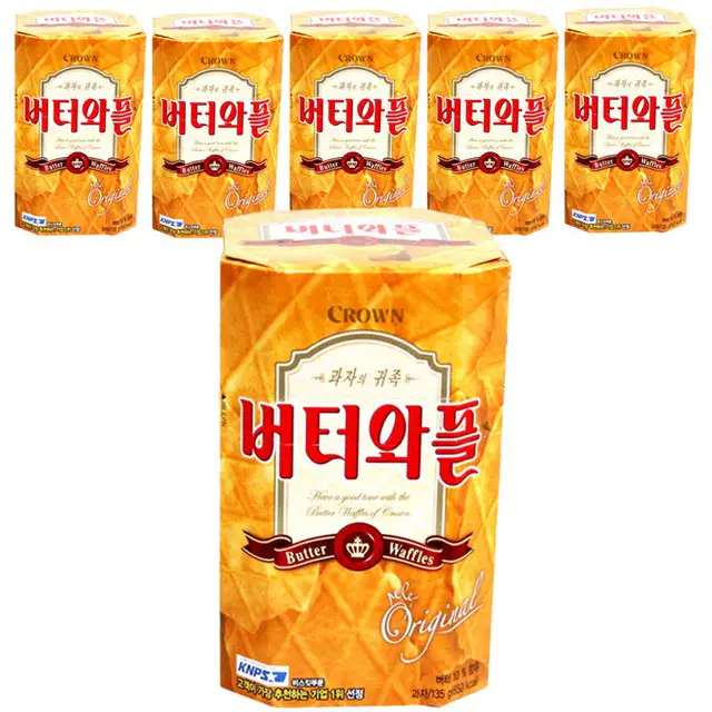 상품 이미지: 크라운 버터와플, 810g, 1개