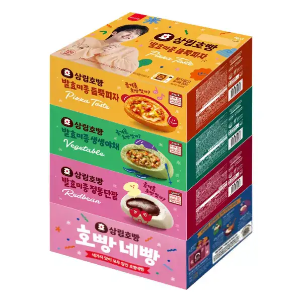 상품 이미지: 삼립호빵 4가지 맛 모두 맛보는 호빵네빵 12입 1박스(12입)